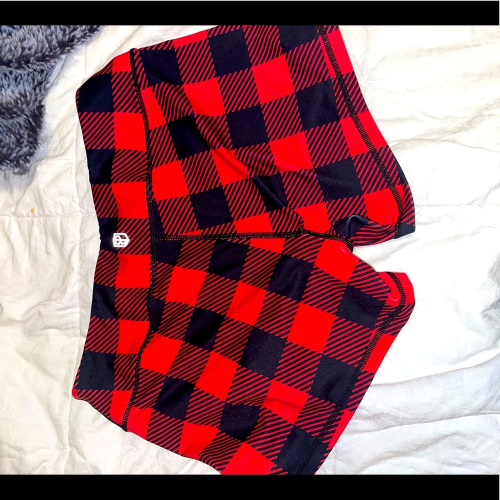Born primitive plaid shorts